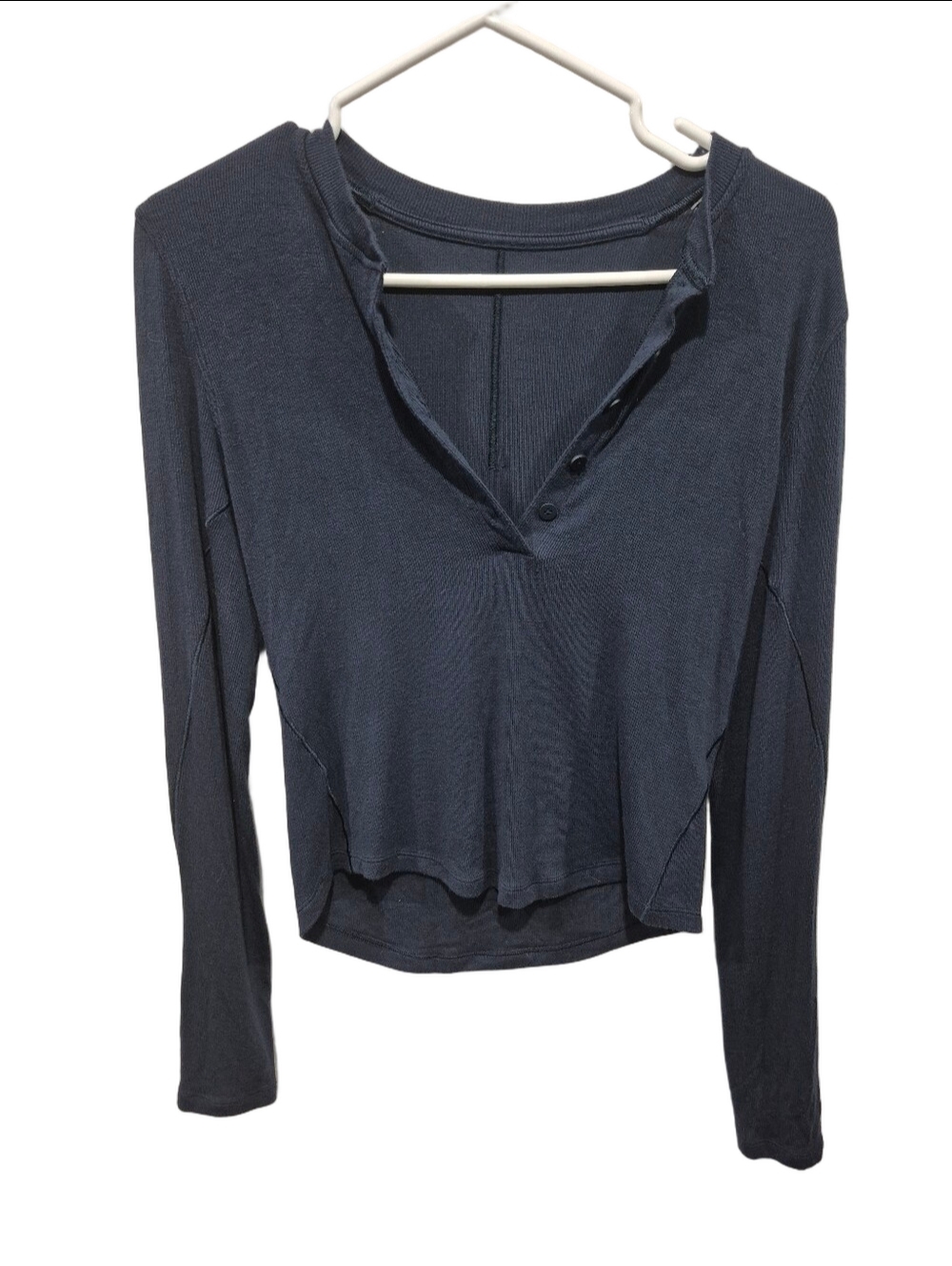 Lululemon Hold Tight Long-Sleeve Henley True Navy